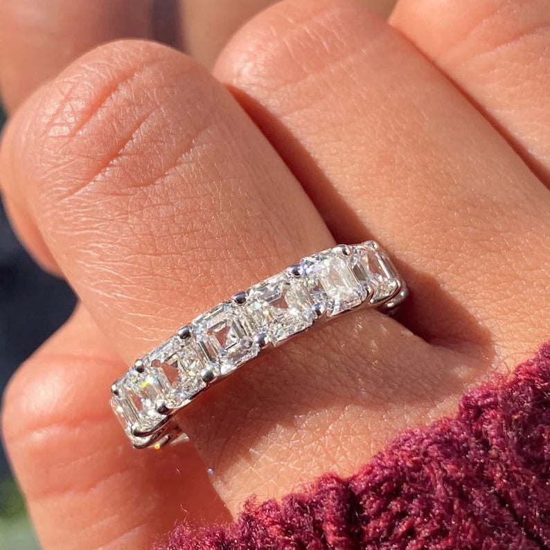 Full eternity ring asscher