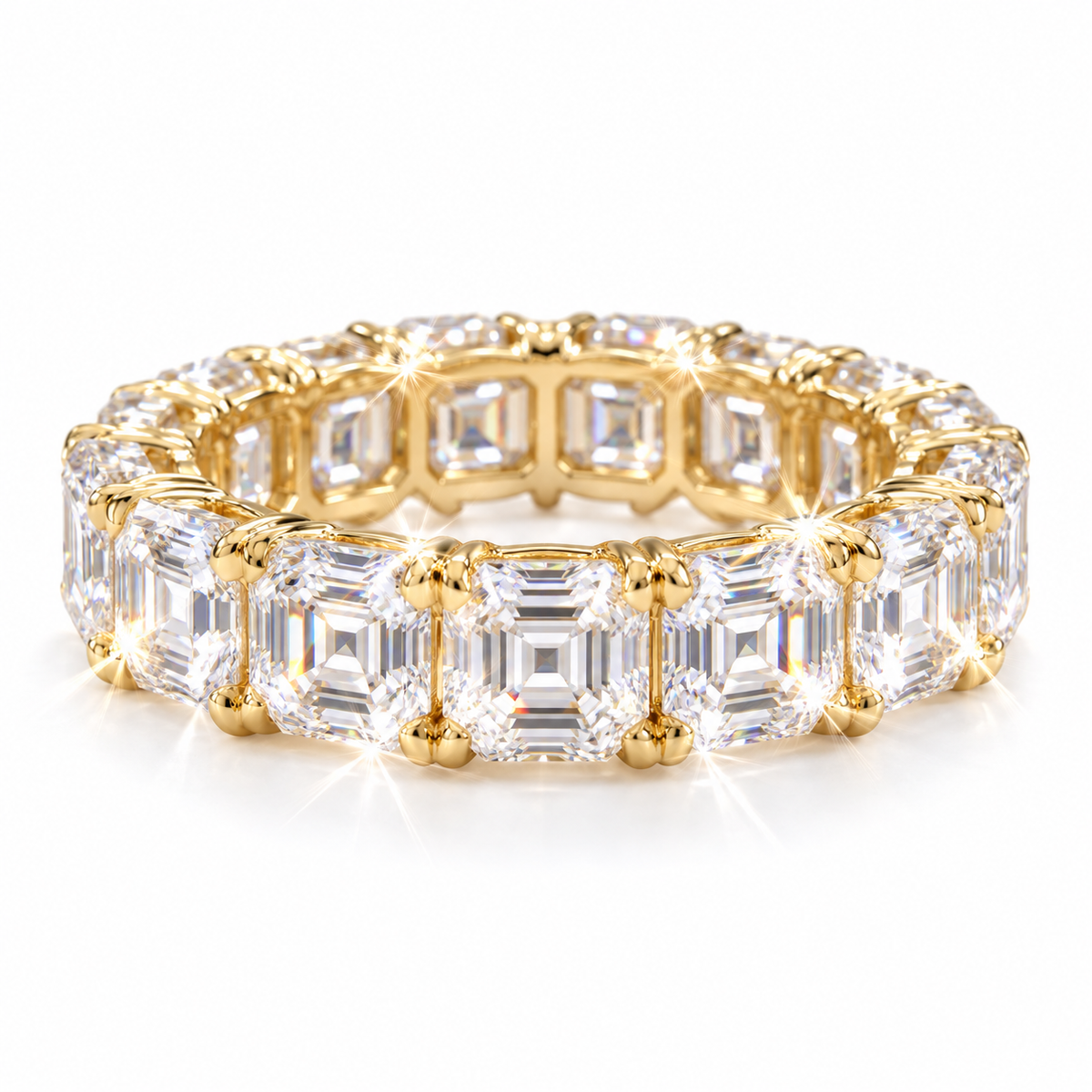 Full eternity ring asscher
