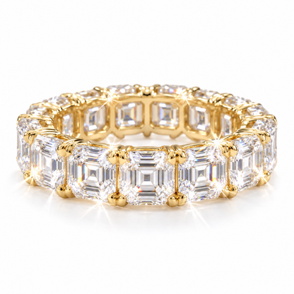 Full eternity ring asscher