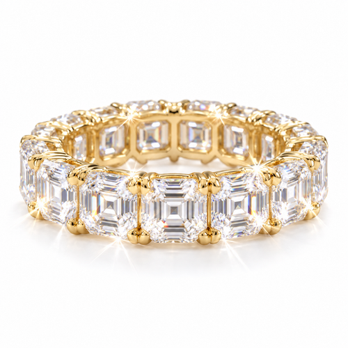 Full eternity ring asscher