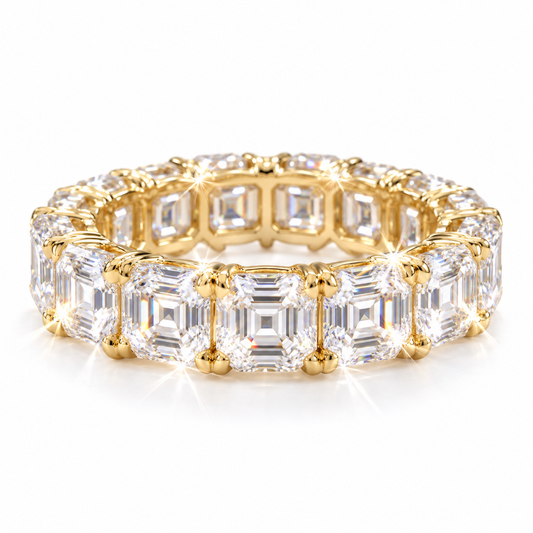 Full eternity ring asscher