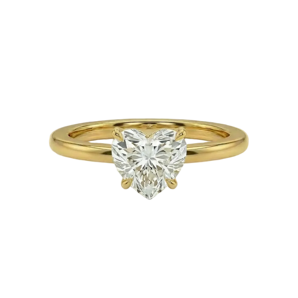Heart shape solitaire ring – Antonio Amberes Jewelry