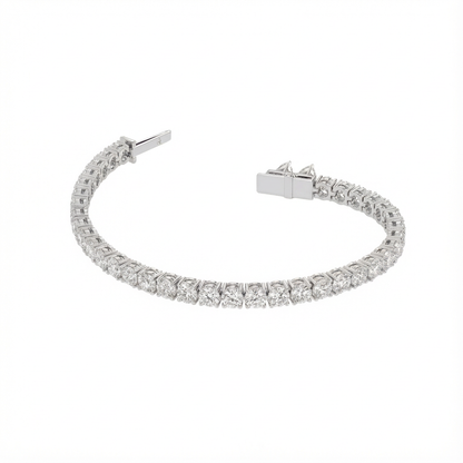Round Shape Tennis Bracelet