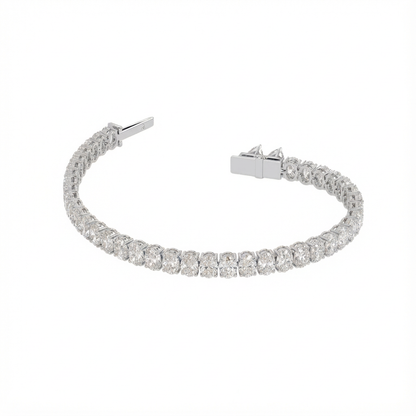 Oval Shape Tennis Bracelet