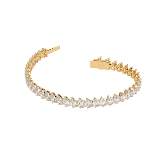 Pear Shape Tennis Bracelet