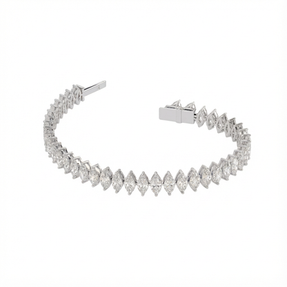 Marquise Shape Tennis Bracelet