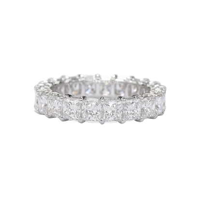 Full eternity ring princess cut