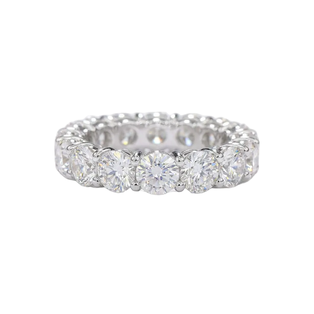 Full eternity ring round cut