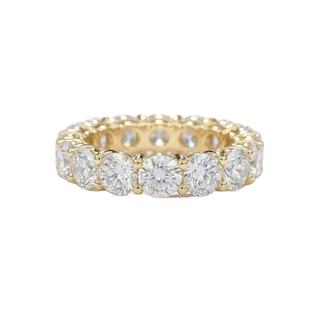 Full eternity ring round cut