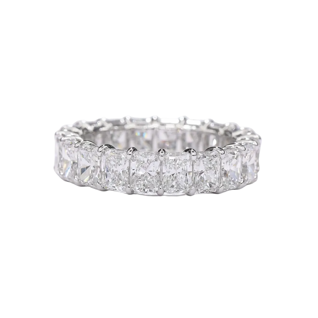 Full eternity ring radiant cut