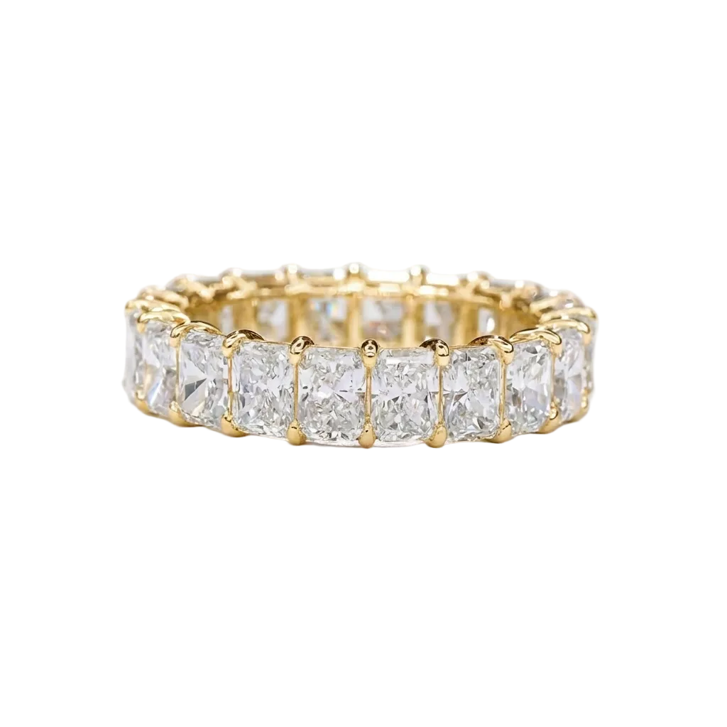 Full eternity ring radiant cut