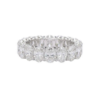 Full eternity ring oval cut