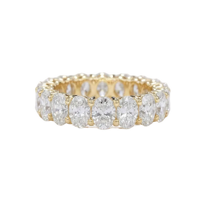 Full eternity ring oval cut