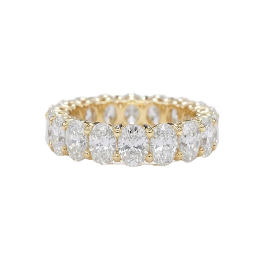 Full eternity ring oval cut