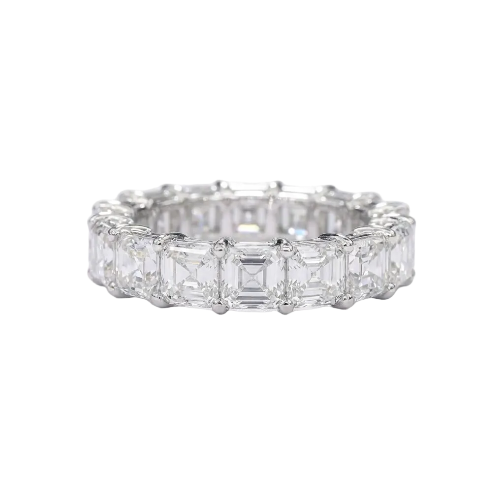 Full eternity ring asscher