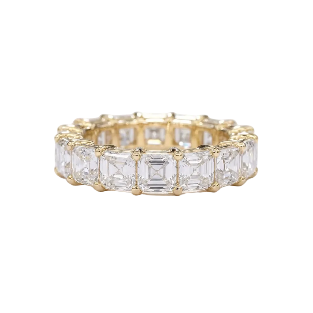 Full eternity ring asscher