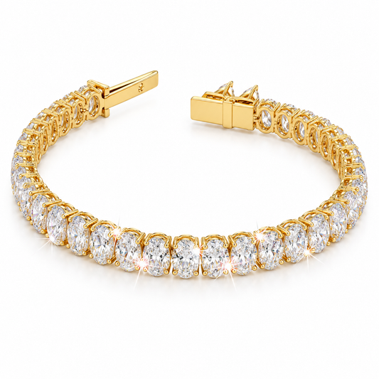 Oval Shape Tennis Bracelet