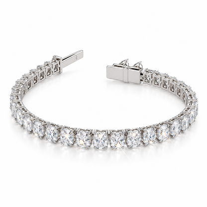 Pulsera de tenis con circonitas radiantes