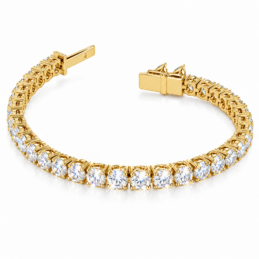 Round Shape Tennis Bracelet