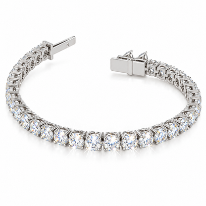 Pulsera de tenis de forma redonda