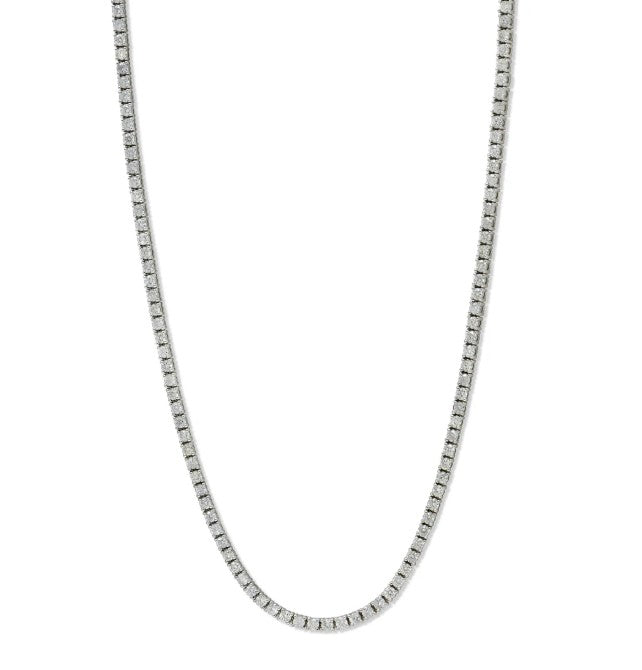 Round cut necklace