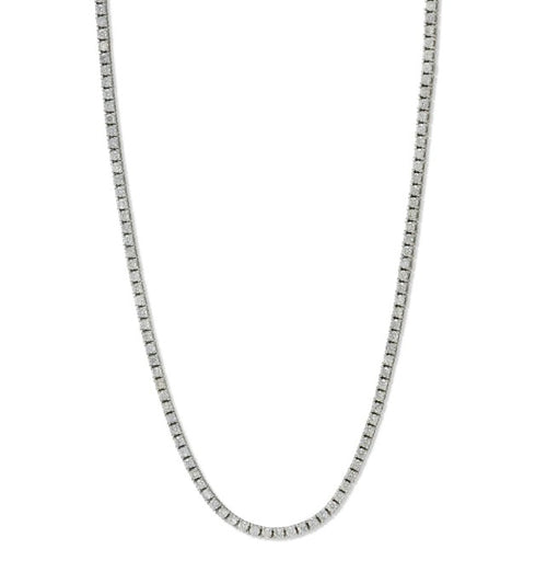 Round cut necklace