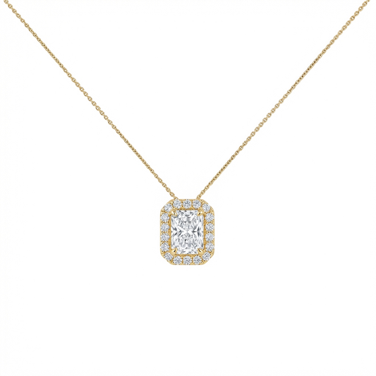 Radiant halo pendant
