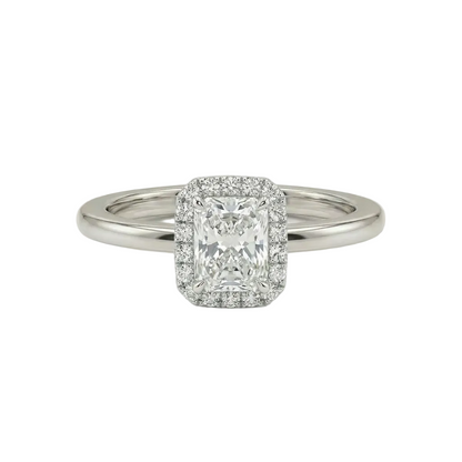 Radiant halo ring