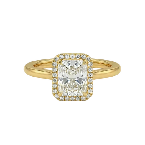 Radiant halo ring