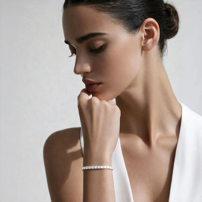 Princess Shape Tennis Bracelet